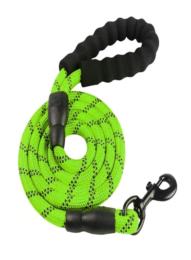 PET FUN طوق كلاب من النايلون المتين من بيت فن | عاكس للضوء لضمان السلامة الليلية | مقبض مبطن مانع للانزلاق | طوق قوي للكلاب الصغيرة والمتوسطة والكبيرة | حبل مانع للشد للمشي والتدريب (متعدد الألوان، 15 مم) - Image 1